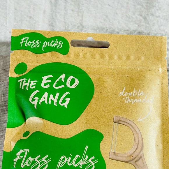 The Eco Gang Mint and Charcoal infused floss NWT 40 pieces - Picture 5 of 10